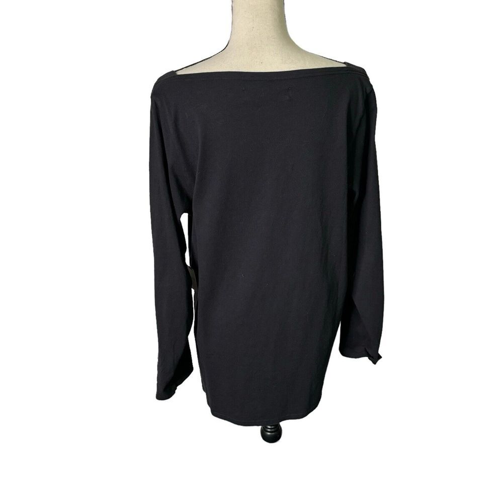 Free People Beach Tunic Top Womens‎ Small Petite Black Pullover NEW - Picture 5 of 13